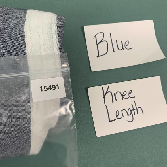 Listicle Womens Dress Blue Striped Babydoll Short Sleeves Mini Smocked Pockets - Picture 12 of 12